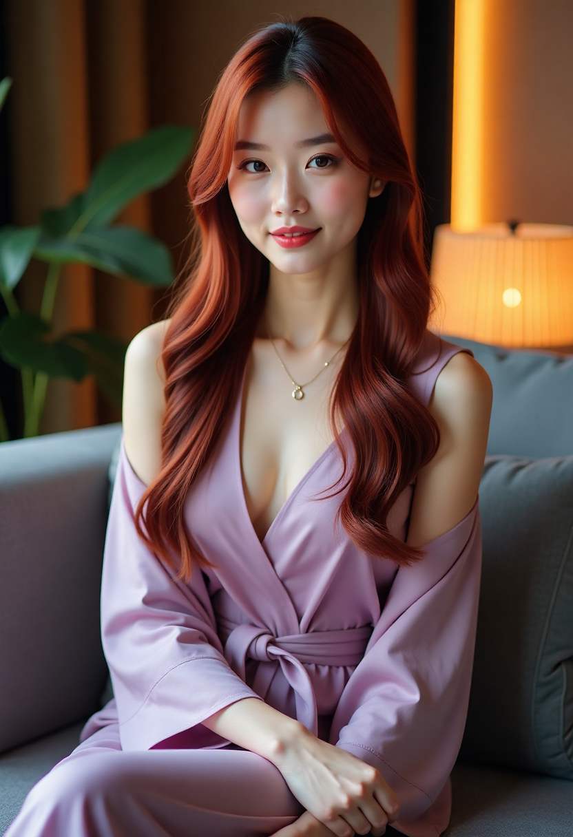 小院的晚饭，暖灯下的一桌家常菜